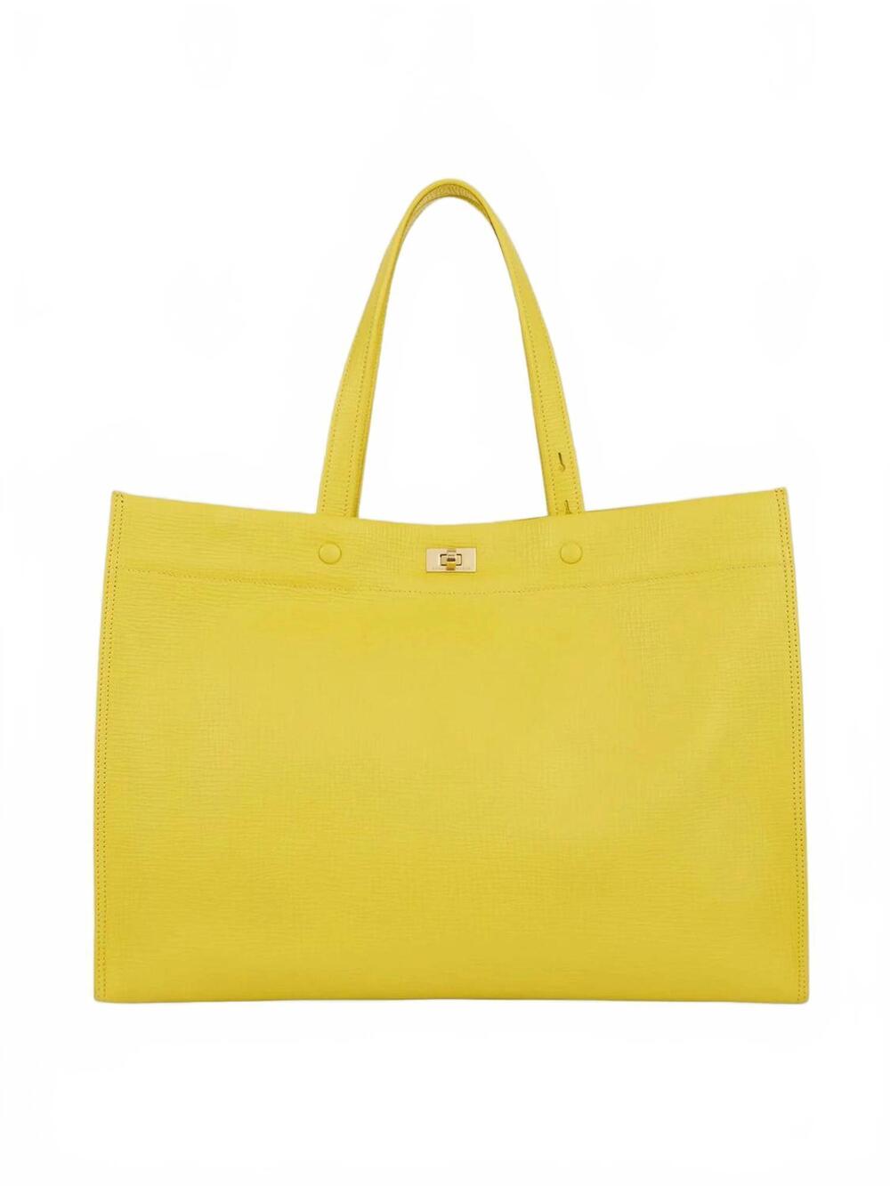 NEW ANYA HINDMARCH women's mortimer tote bag in yellow